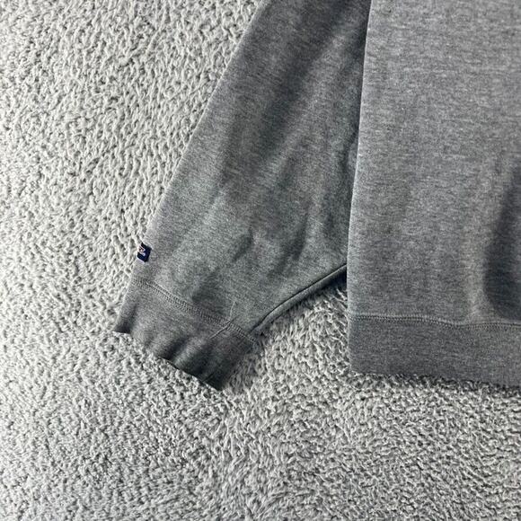 Vintage Western Michigan Sweatshirt Men's Extra Large Gray Spellout Mock 1/4 zip - Picture 5 of 15